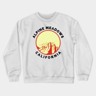 Alpine Meadows Ski Snowboard Mountain California Yosemite - Travel Crewneck Sweatshirt